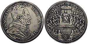 ROMA - Innocenzo XII (1691-1700) - Piastra - ... 