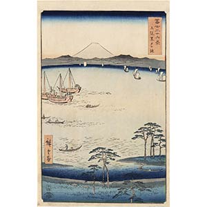 UTAGAWA HIROSHIGE(1797-1858)The Kurodo bay ... 