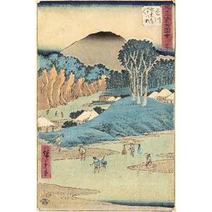 UTAGAWA HIROSHIGE(1797-1858)Kakegawa, ... 