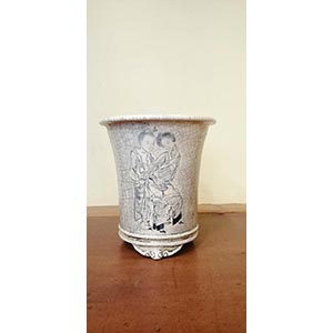 A VASE IN PAINTED CERAMIC WITH ... 