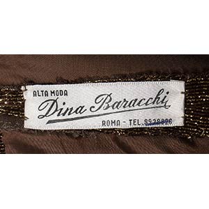 DINA BARACCHI EVENING DRESS60s  ... 