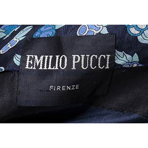 EMILIO PUCCI SILK CREPE MAXI DRESS ... 