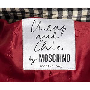 MOSCHINO LOT OF 2 JACKET 90s  A ... 