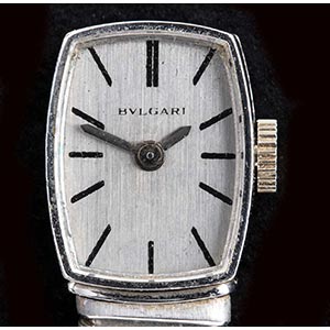 BVLGARI WATCH  TUBOGAS. WITHE GOLD ... 