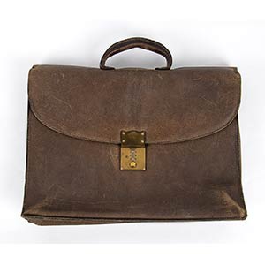 GUCCI LEATHER BRIEFCASE Late 70s  Brown ... 