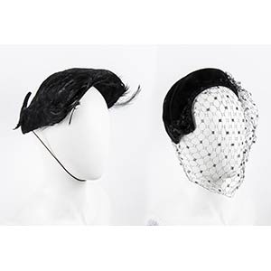 CLAUDE ST. CYR TWO HATS Late 40s/ Early 50s  ... 