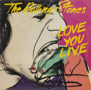 Rolling Stones, Love You Live autographed ... 