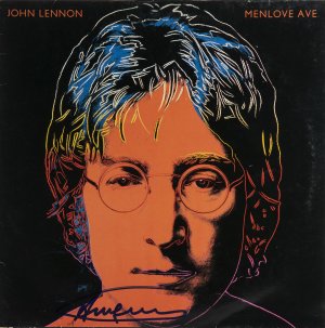 John Lennon, Menlove Ave autographed by ... 