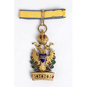 Austrian Empire, an order of the iron crown ... 