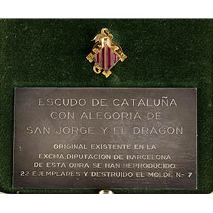A gold badge, Cataluna, with ... 
