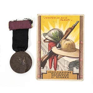 Italy, Kingdom. Medal of the 104th Legion 3 ... 