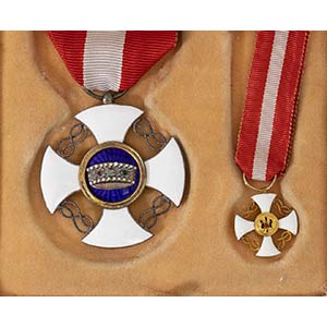 ITALY, KINGDOM, ORDER OF THE CROWN, ... 
