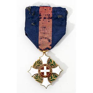 Italy, Military Order of Savoy, knight, ... 