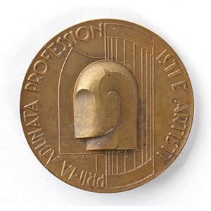 A comemorative medal Bronze, 50 mm A bronze ... 