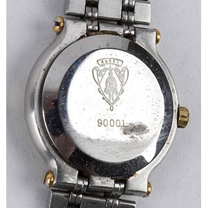 GUCCI WATCH 90s  9000M ivory dial ... 