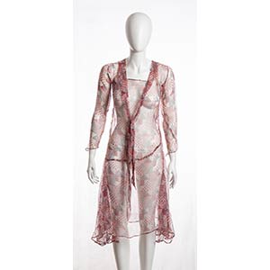 CHIFFON DRESS 30s  Shades of pink chiffon ... 