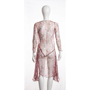 CHIFFON DRESS 30s  Shades of pink ... 