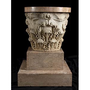 ROMAN MARBLE CORINTHIAN CAPITAL ADAPTED TO ... 