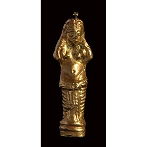 A romano-egyptian gold amulet. ... 