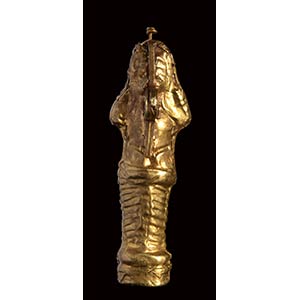 A romano-egyptian gold amulet. ... 