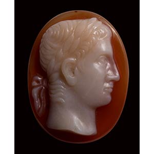 A postclassical agate cameo. Bust of a ... 