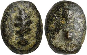 Unknown mint in Central Italy, Cast Sextans, ... 