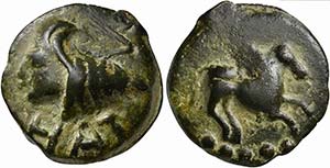 Picenum, Cast Quincunx, Hatria, ca. 275-225 ... 