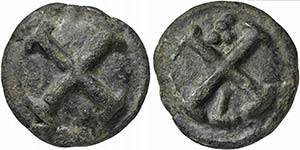 Apulia, Cast Quincunx, Luceria, ca. 217-212 ... 