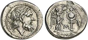 C/M series, Victoriatus, Sicily, ca. 211-208 ... 