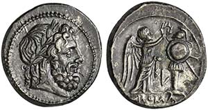 L series, Victoriatus, Luceria, ca. 214-208 ... 