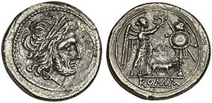 Sow series, Victoriatus, Rome, ca. 206-195 ... 