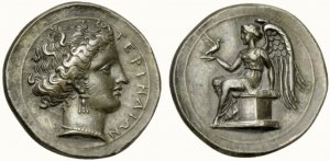 Bruttium, Terina, Stater, ca. 300-356 BC AR ... 