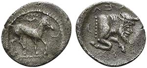 Sicily, Gela, Litra, ca. 465-450 BC
AR (g ... 