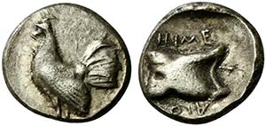 Sicily, Himera, Drachm, ca. 475-470 BC
AR (g ... 