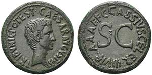 Augustus (27 BC - AD 14), As struck by C. ... 