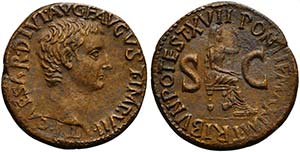 Tiberius (14-37), As, Rome, AD 15-16
AE (g ... 