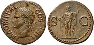 Agrippa, As struck under Caligula, Rome, AD ... 