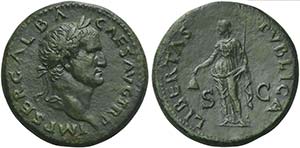 Galba (68-69), Sestertius, Rome, October AD ... 
