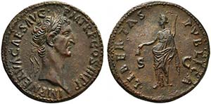 Nerva (96-98), Sestertius, Rome, AD 97
AE (g ... 