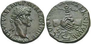 Nerva (96-98), Dupondius, Rome, AD 97
AE (g ... 