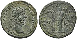 Lucius Verus (161-169), Dupondius, Rome, AD ... 