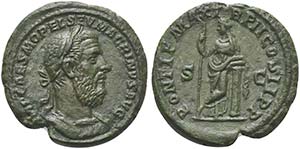 Macrinus (217-218), As, Rome, AD 217
AE (g ... 