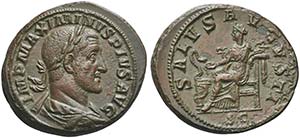 Maximinus I (235-238), As, Rome, AD 236
AE ... 