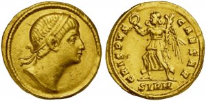 Crispus Caesar (317-326), Solidus struck ... 