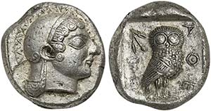 Attica, Athens, Tetradrachm, ca. 500-480 ... 
