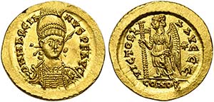 Marcian (450-457), Solidus, ... 