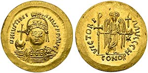 Justinian I (527-565), Solidus, Rome, AD ... 