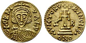 Duchy of Beneventum, Grimoaldus III, Solidus ... 