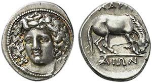 Thessaly, Larissa, Drachm, ca. 356-342 BC AR ... 