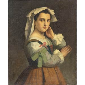 ITALIAN ARTIST, 19th CENTURYPortrait of ... 